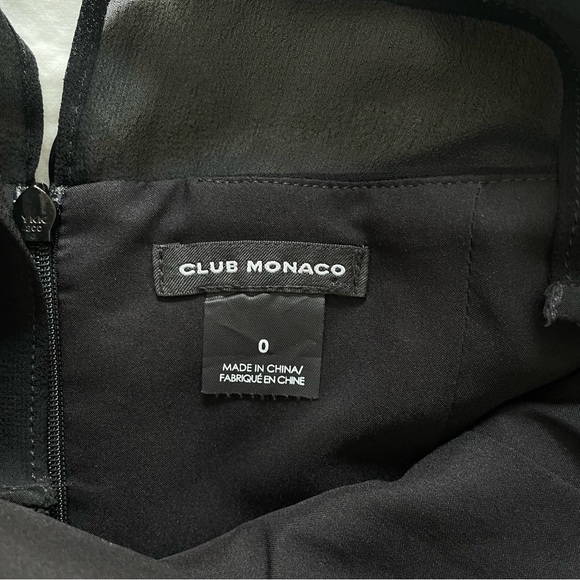 Club Monaco - Fit and flare little black dress - Size O - Black - Picture 4 of 4
